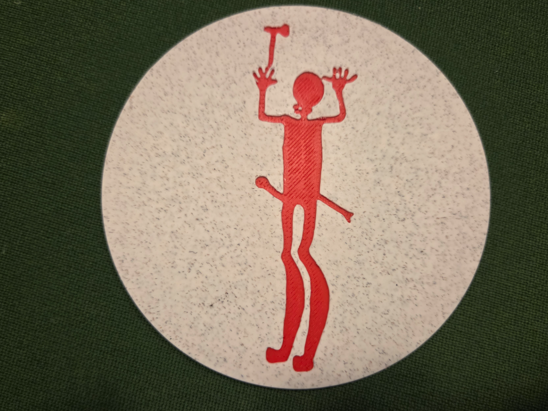 Shoemaker Coaster: Swedish Bronze Age Rock Carving