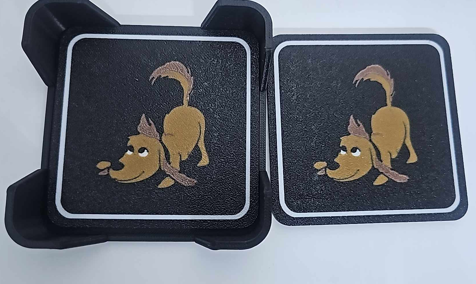 Max The Grinch's dog coasters