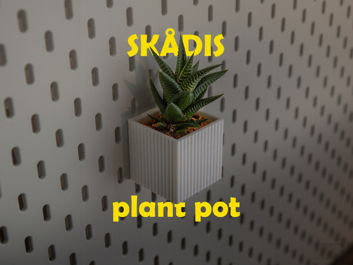Skadis plant pot