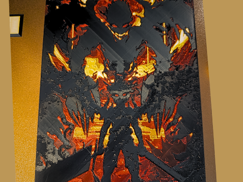 Black Clover Asta Demon - Anime Mange HueForge