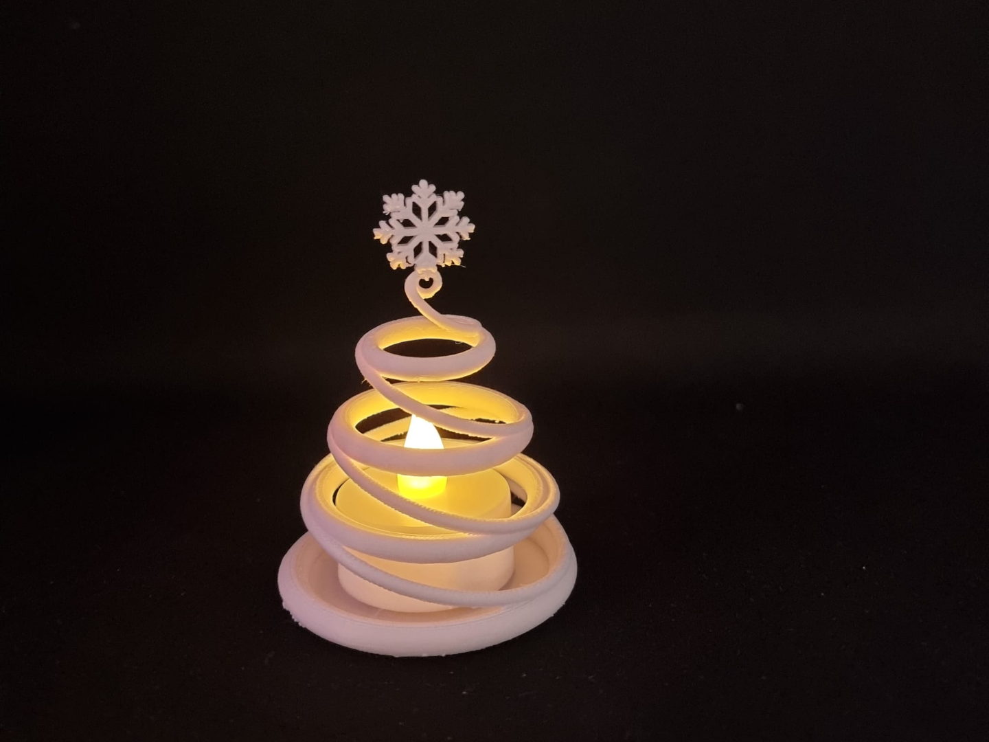 Spiral Christmas Tree candle holder