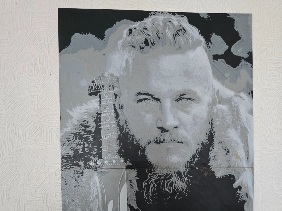 Ragnar Vikings HueForge 244x400