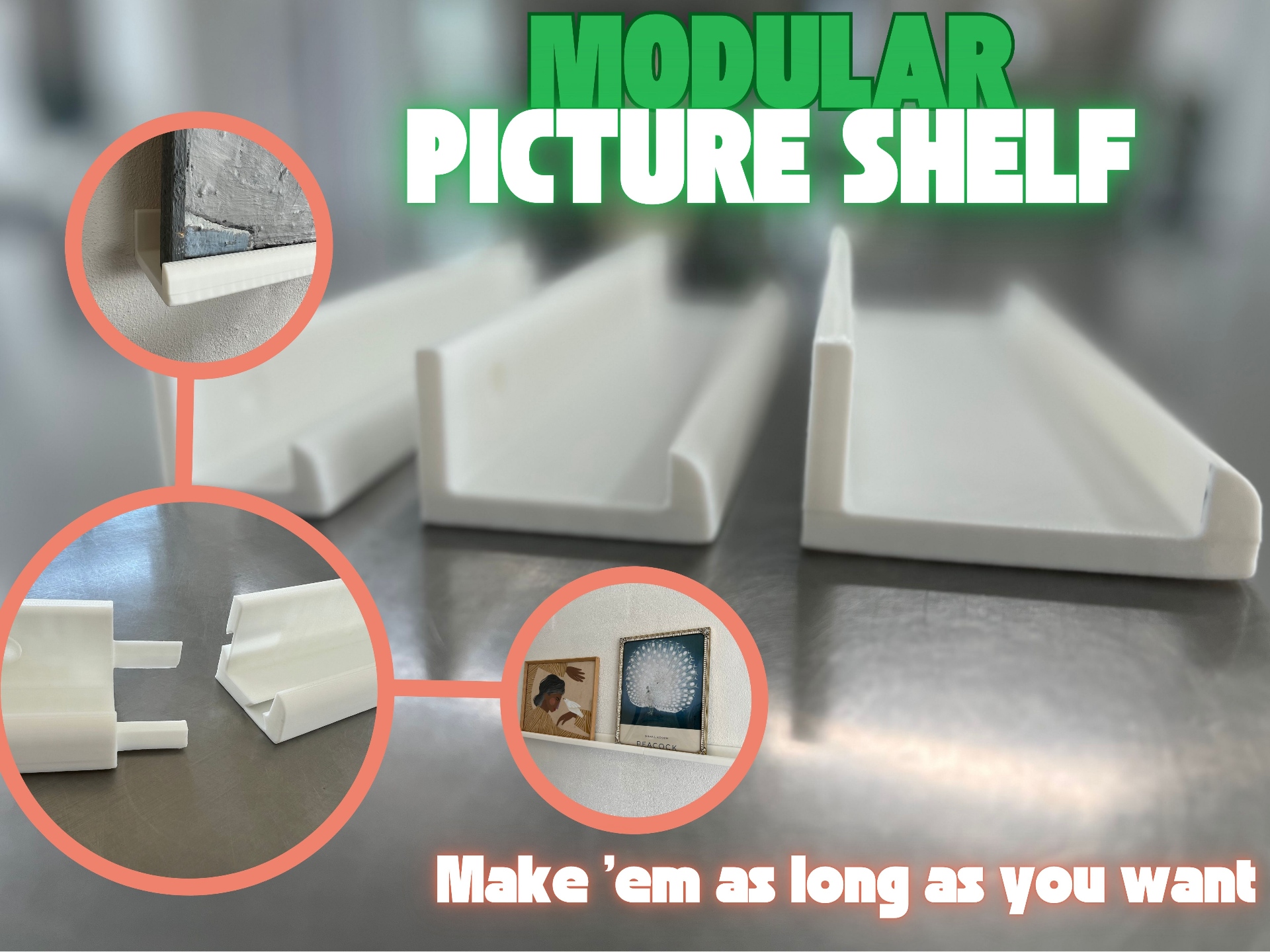 Modular Picture Shelf