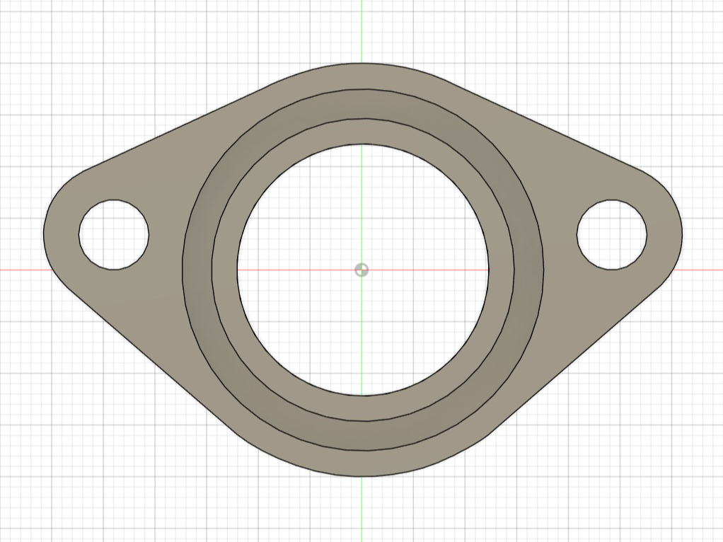 Carburator gasket plate for 125cc engines