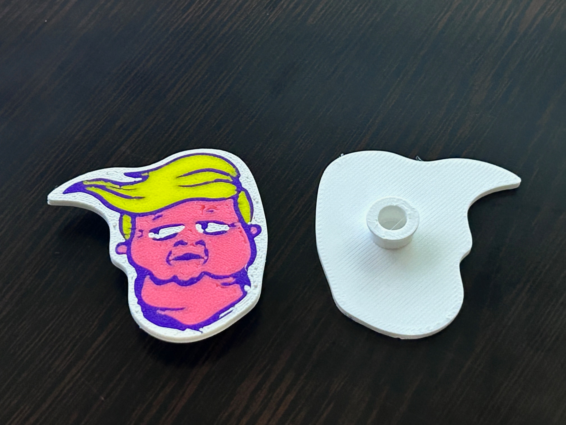 Trump wind blown Crocs Charm Jibbitz