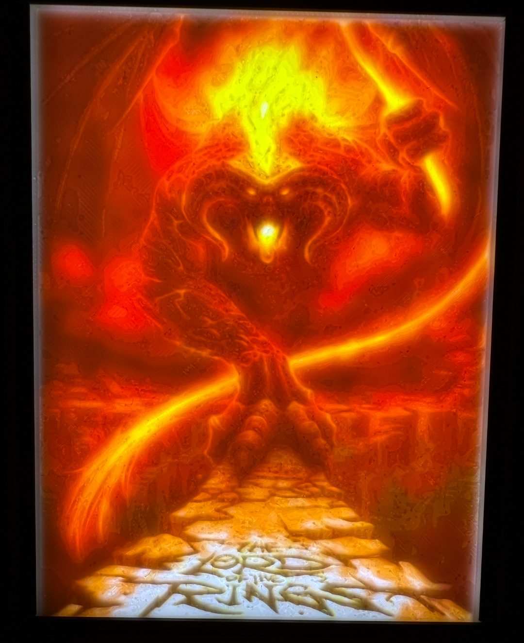 Balrog Lithophane ( Lord of the rings) 144x108 mm