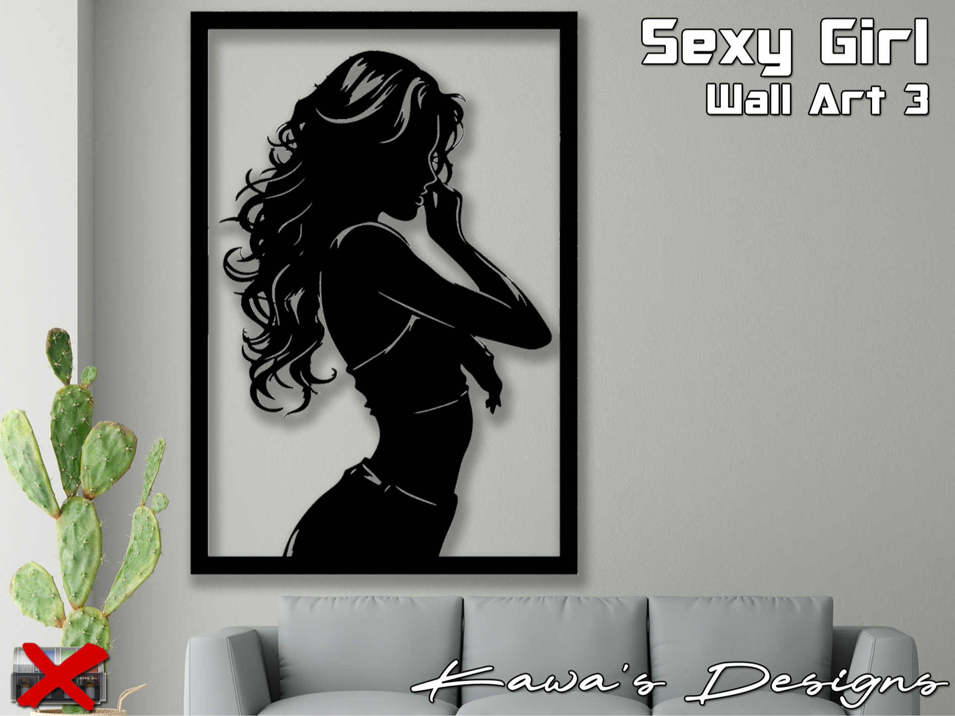 Sexy Girl Wall Art 3