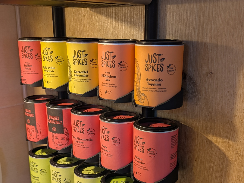 Just Spices / Hi Spice Regal - steckbare Hülsen