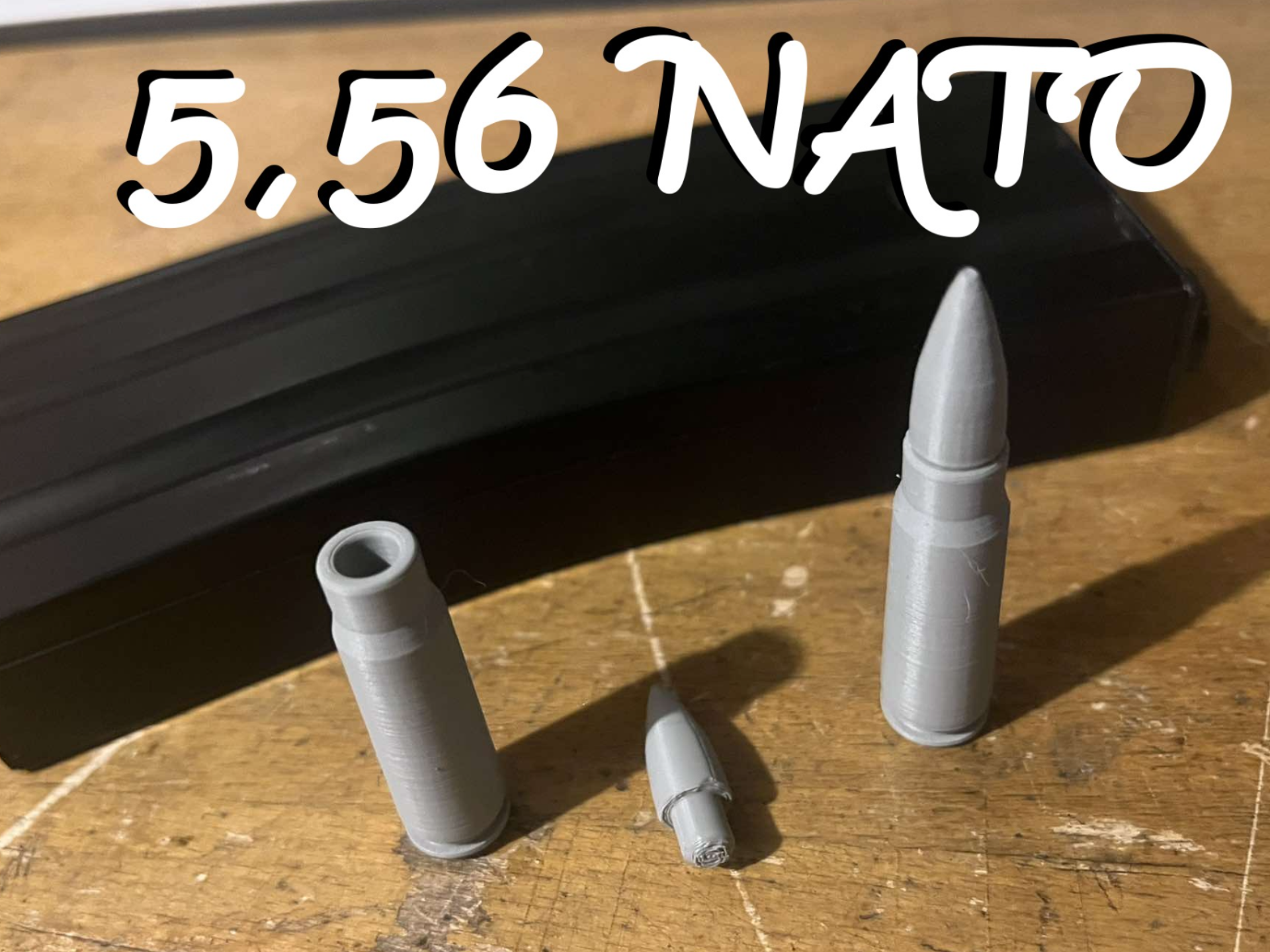 Imitation of 5.56 NATO cartridge