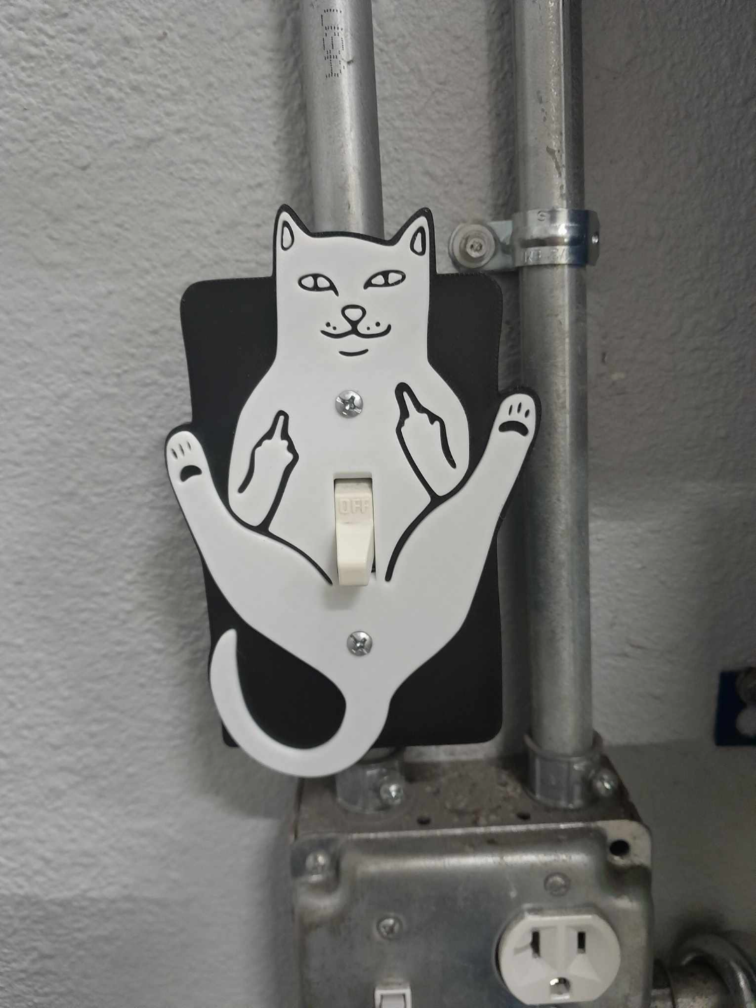 Lord Nermal Ripndip light switch cover