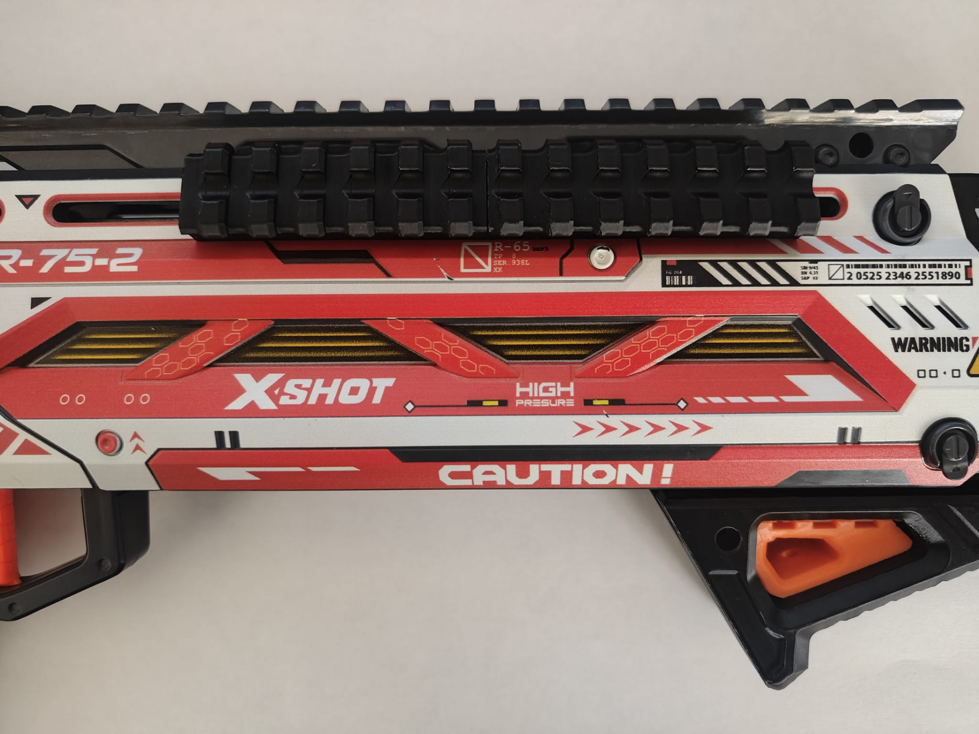 X-Shot Longshot "Long boiii" Side Picatinny Rail