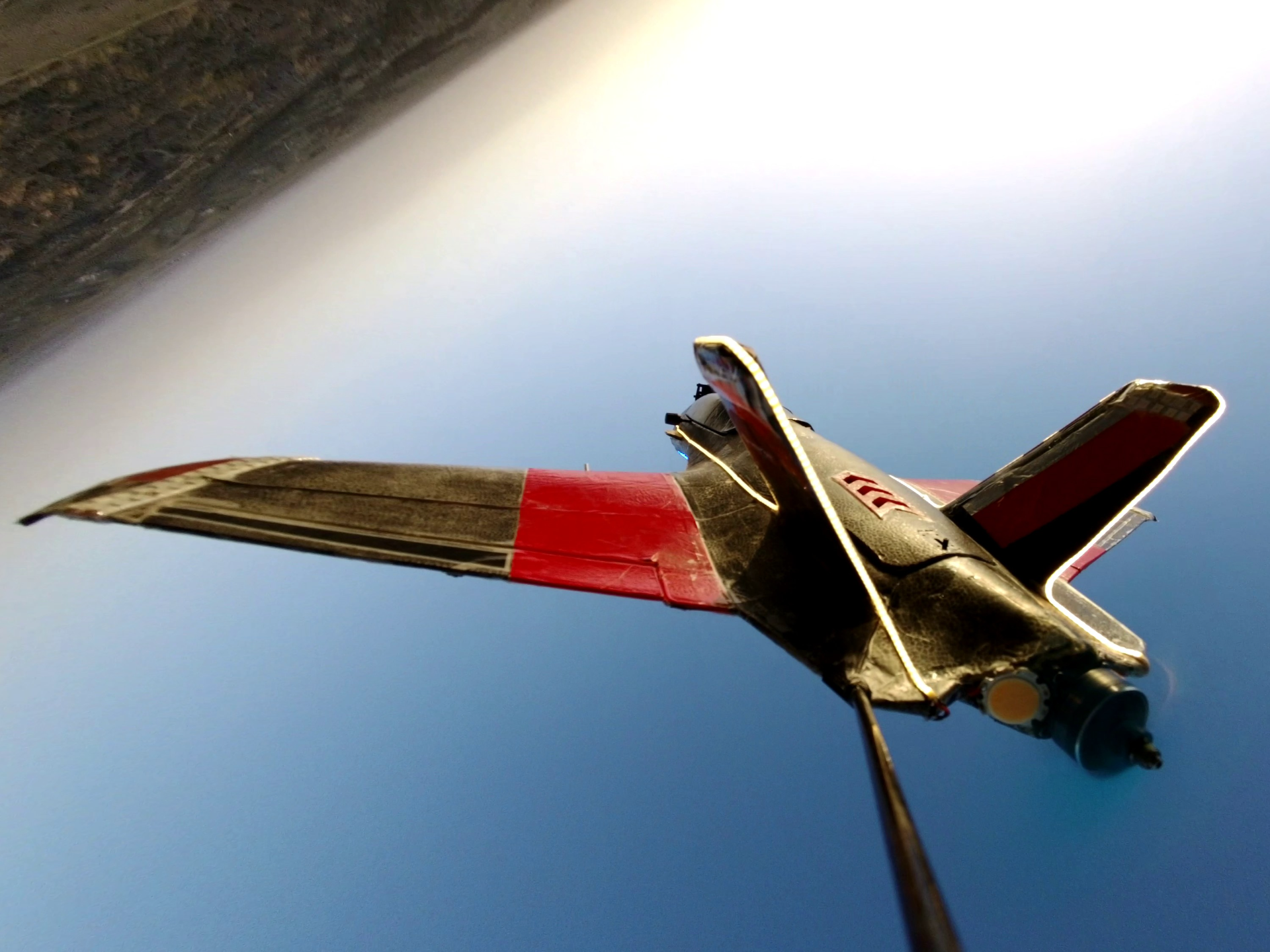 Rear Selfie Stick Mount for ATOMRC Dolphin