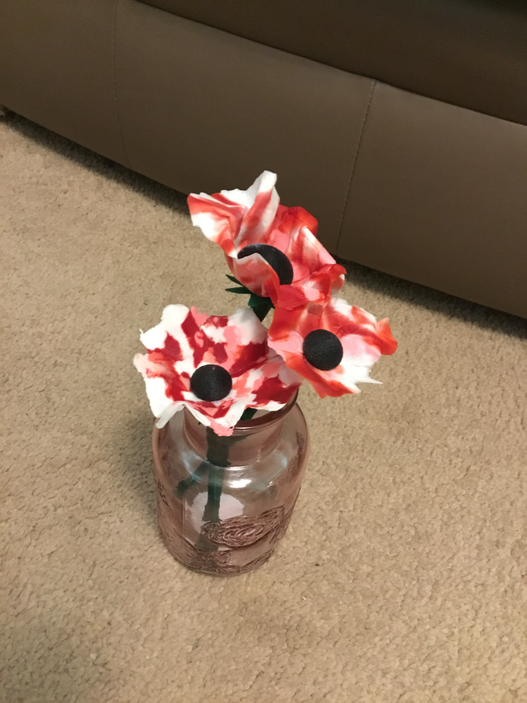 Recycled Filament Purge Flowers