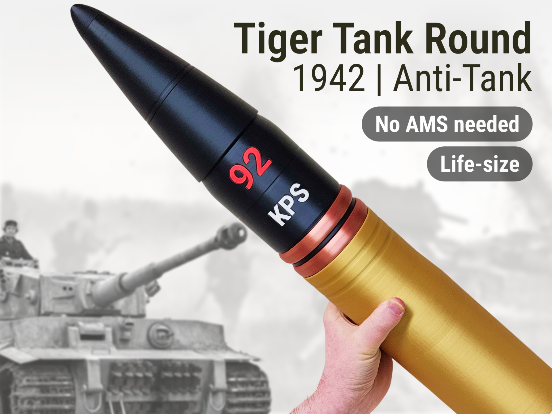 Tiger Anti-Tank Round | 88mm | 1942 Version