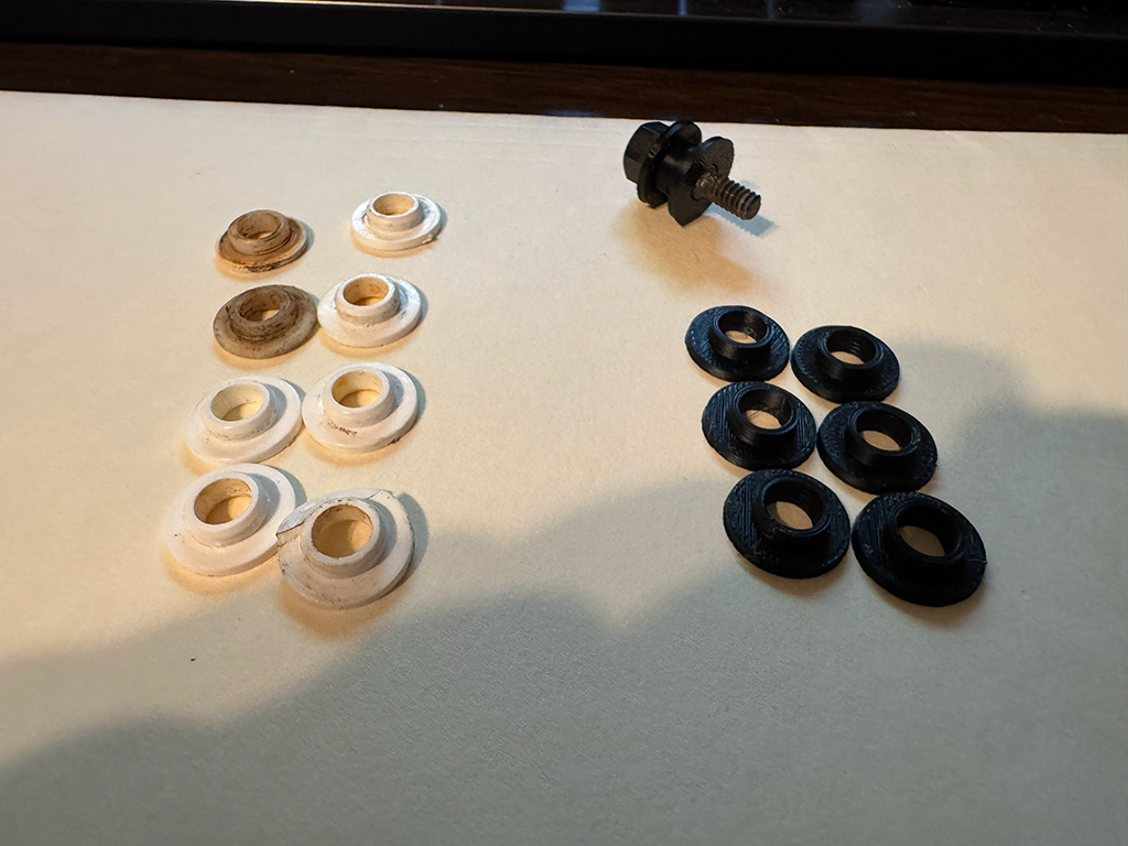 1971 C3 Corvette Wiper Door Bolt Bushings