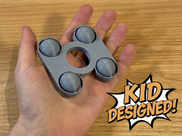 Kid Designed: Hover Car Fidget Spinner