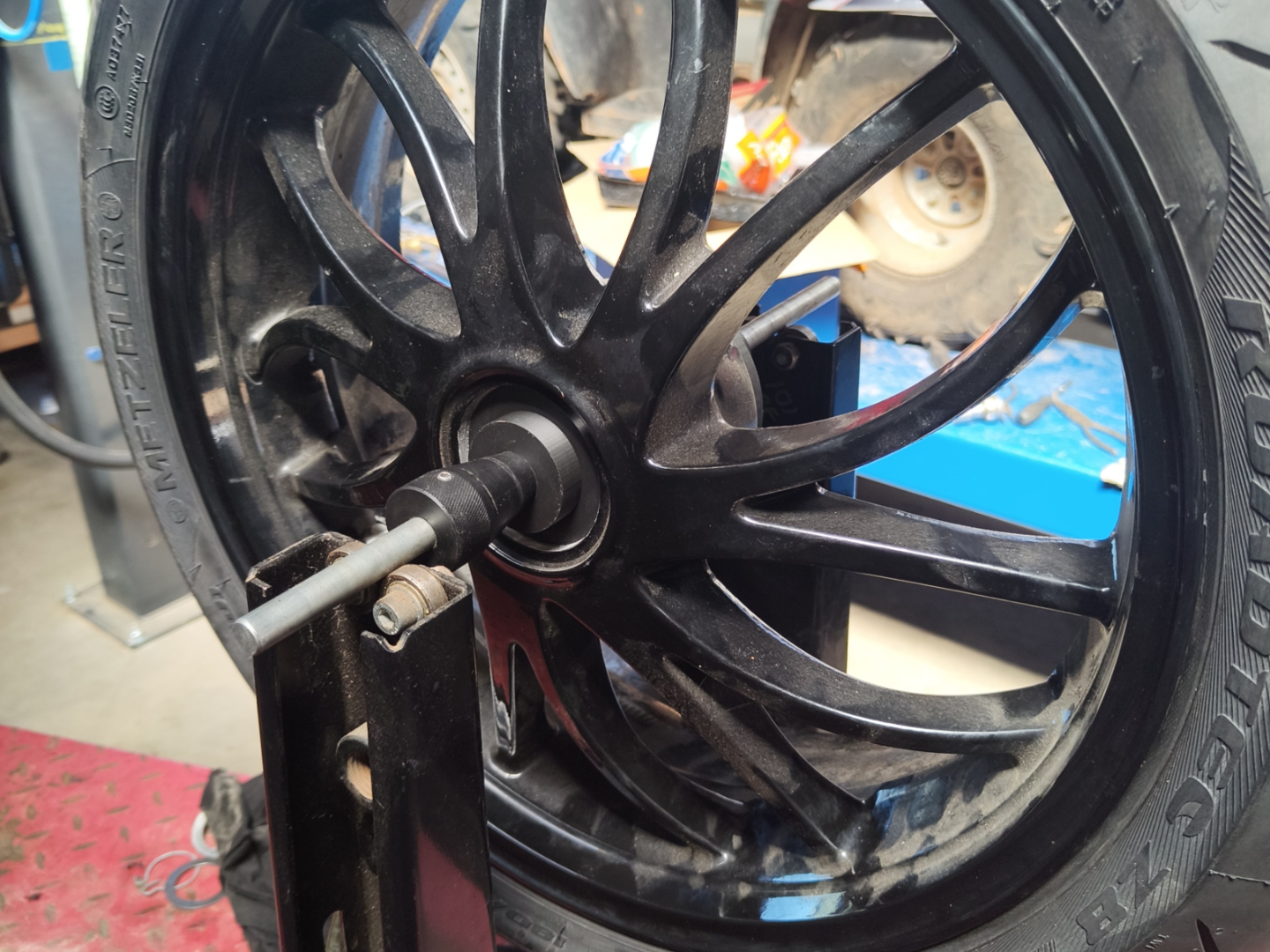 Triumph Speed Truiple wheel balance spacer