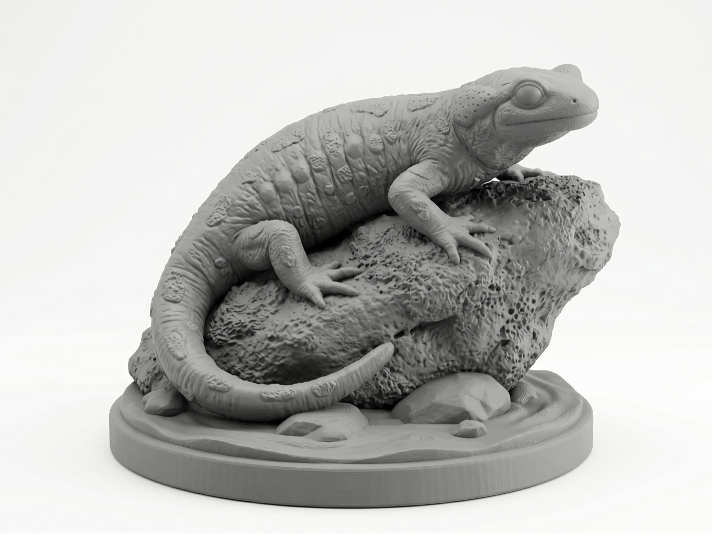 Salamander statue