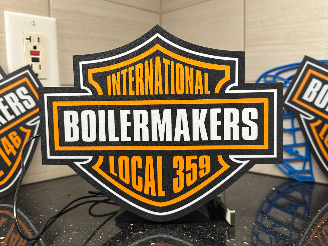 Boilermaker union local 359 light box