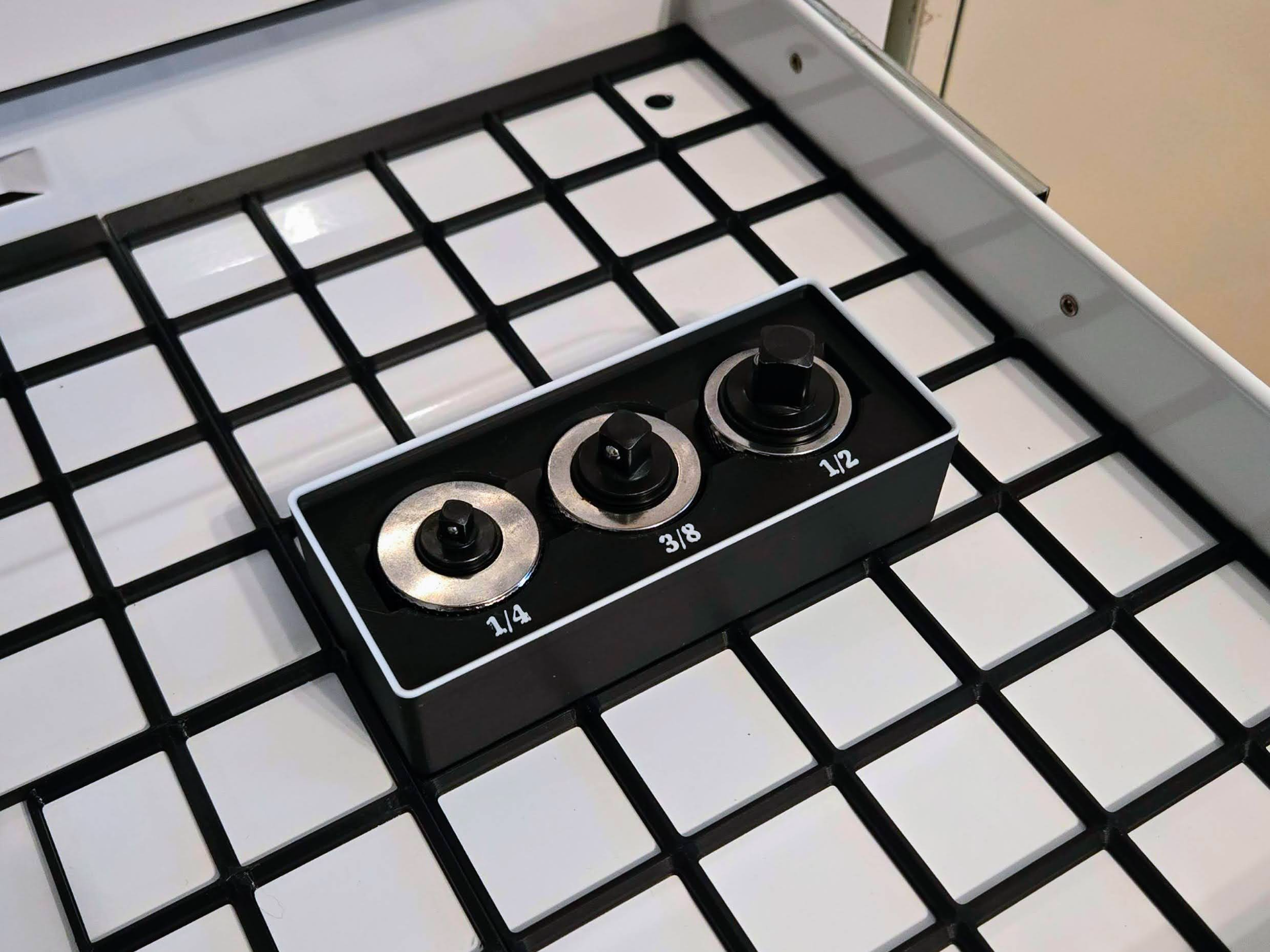 PITTSBURGH Thumbwheel Ratchet Set Gridfinity Tray