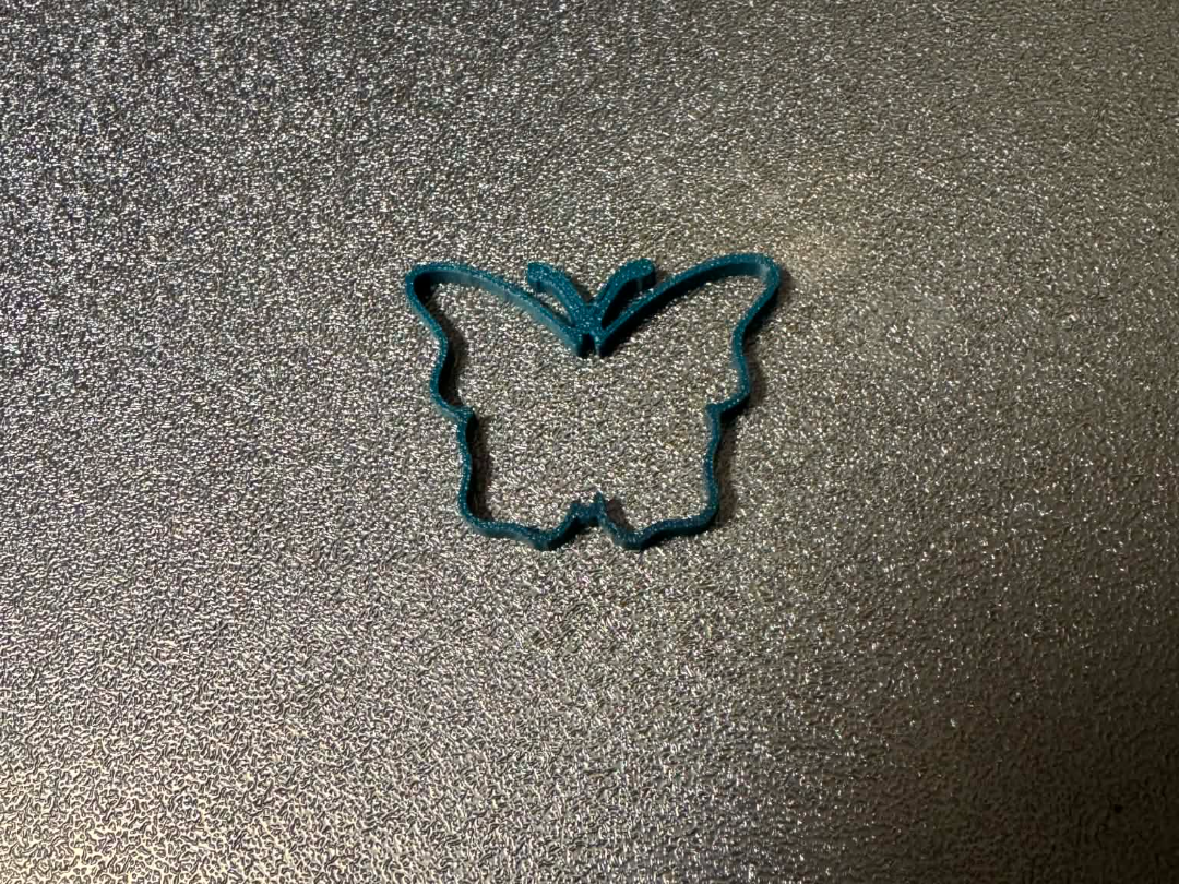 Butterfly Outline Decorative Model