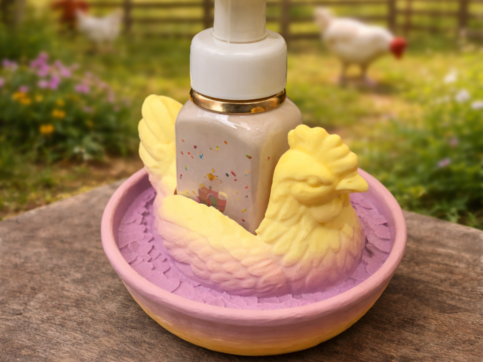 BBW Bath Body Works Foaming Soap Nest Hen Vintage