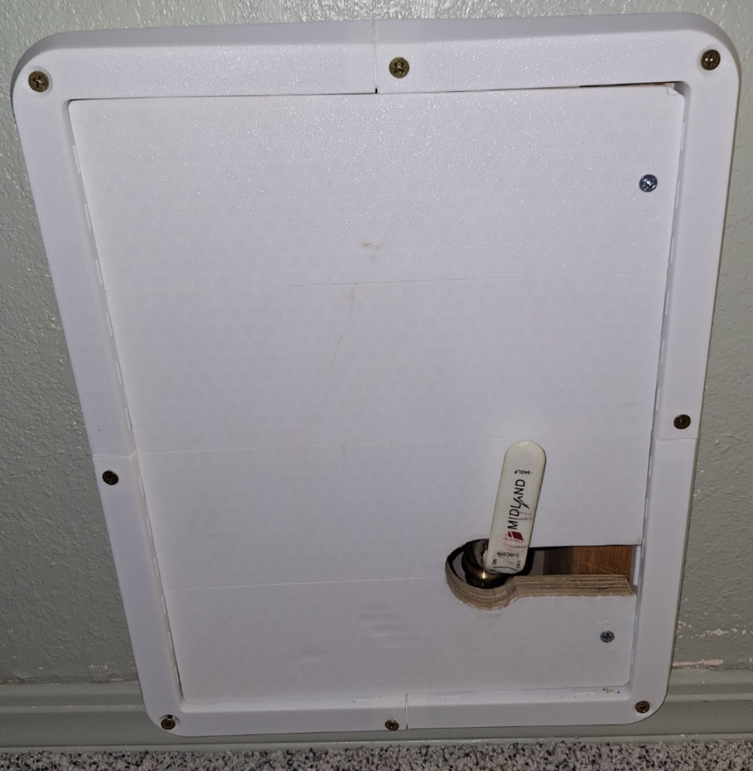 Water Shut Off Valve Outlet Cover