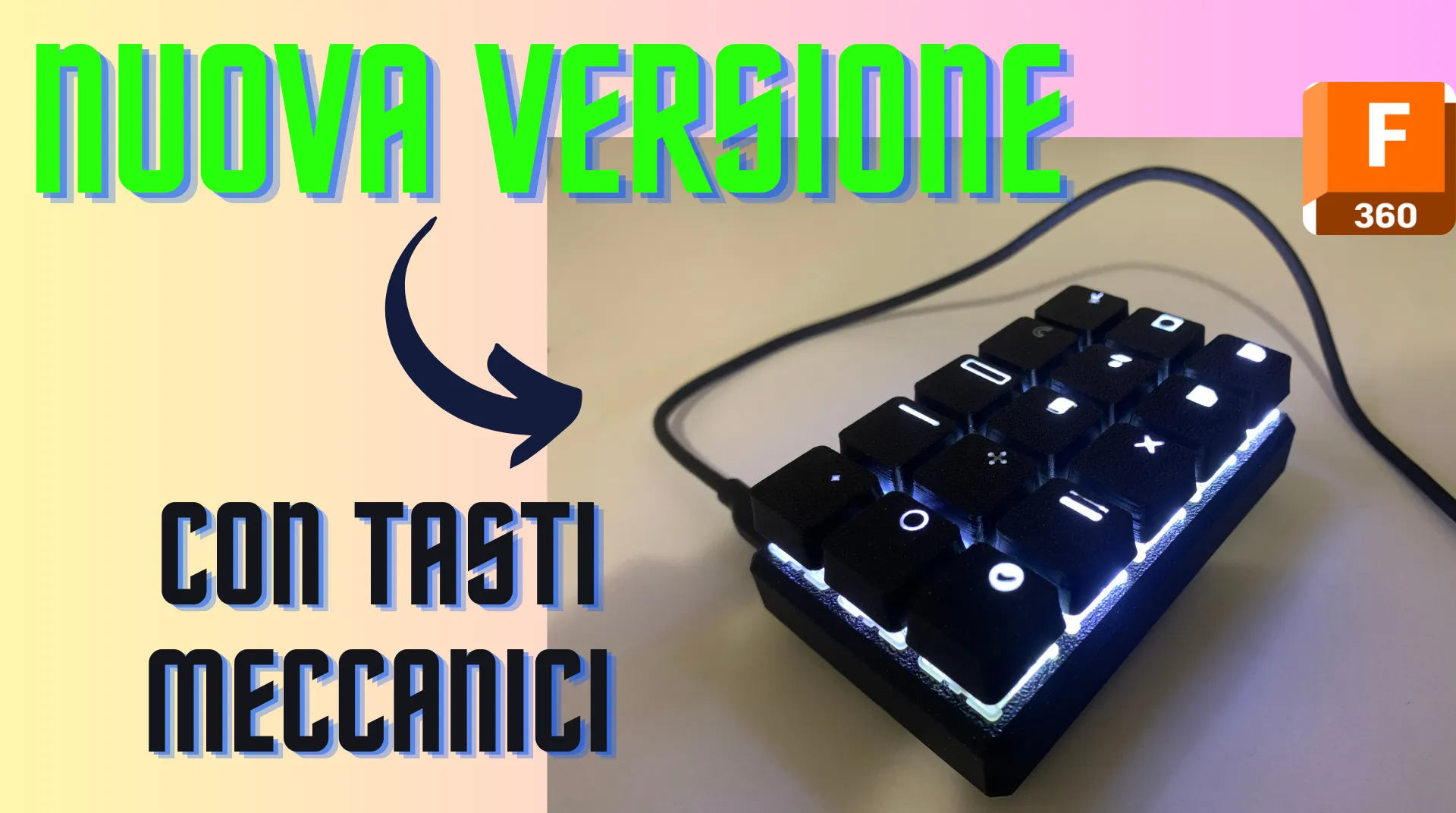 Tastierino custom compatibile con tutto