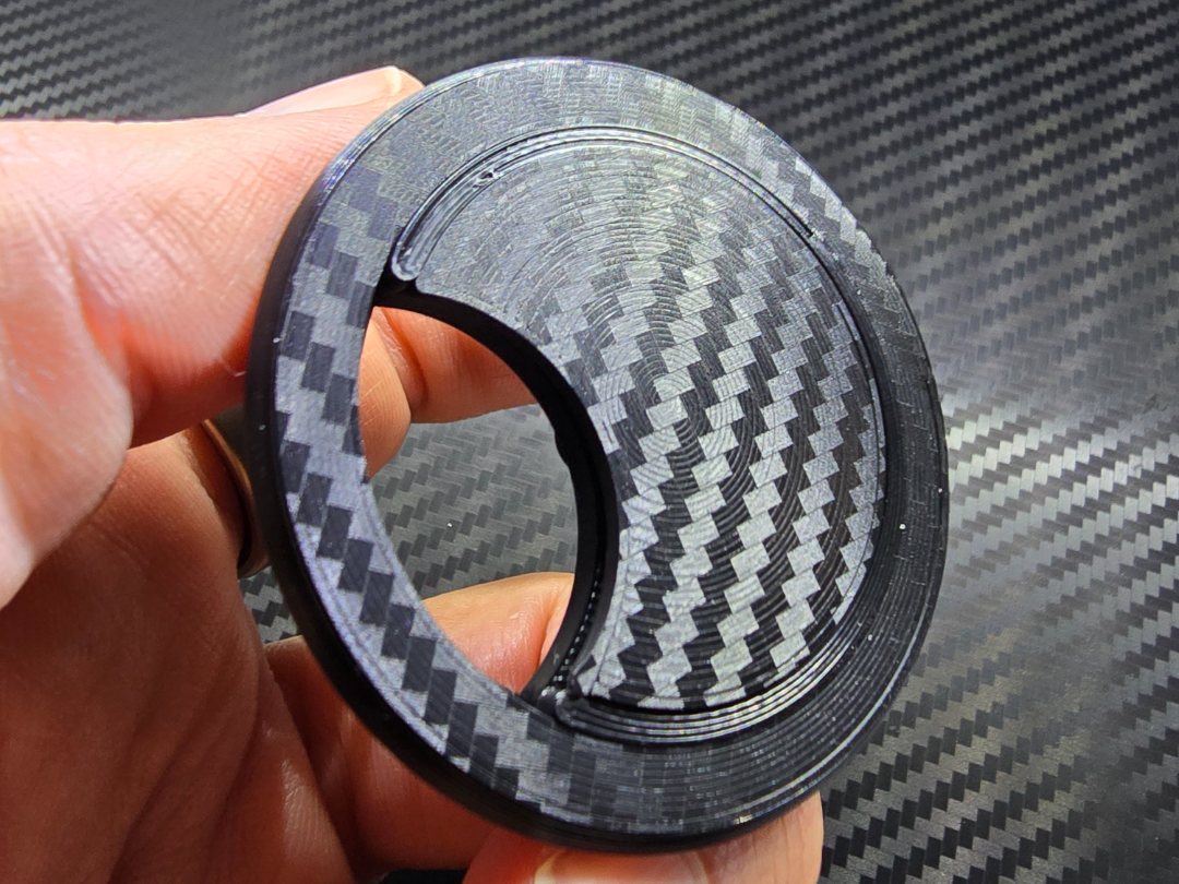 Stylish 3D-Printed Desk Cable Grommet (Ø45mm)