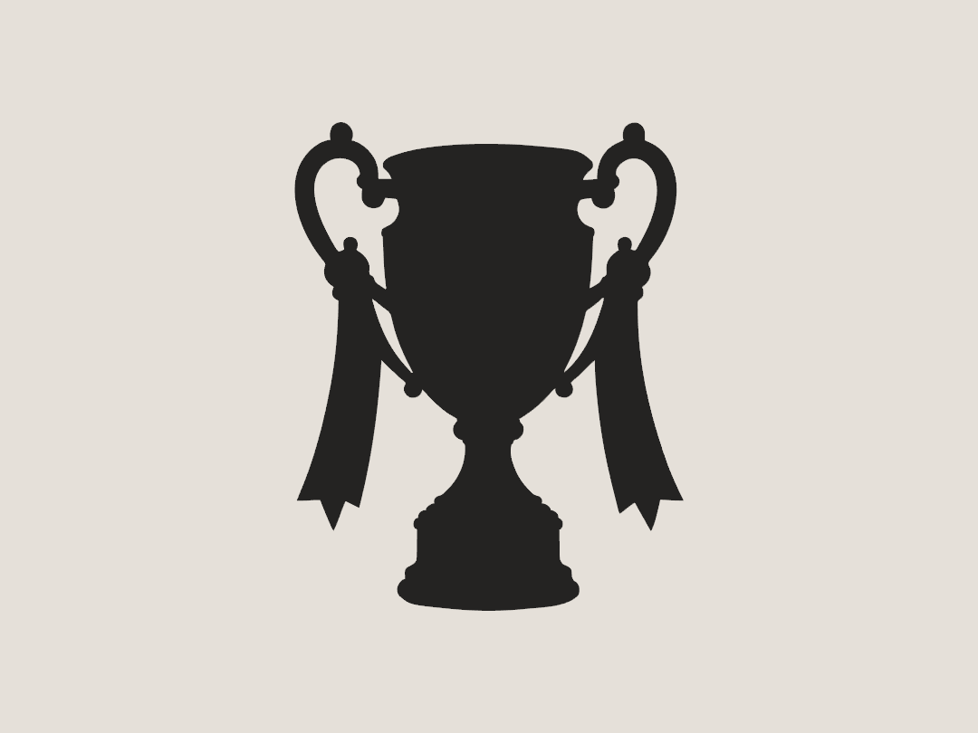 Minimalist Victory Trophy – Sports Room Wall Decor