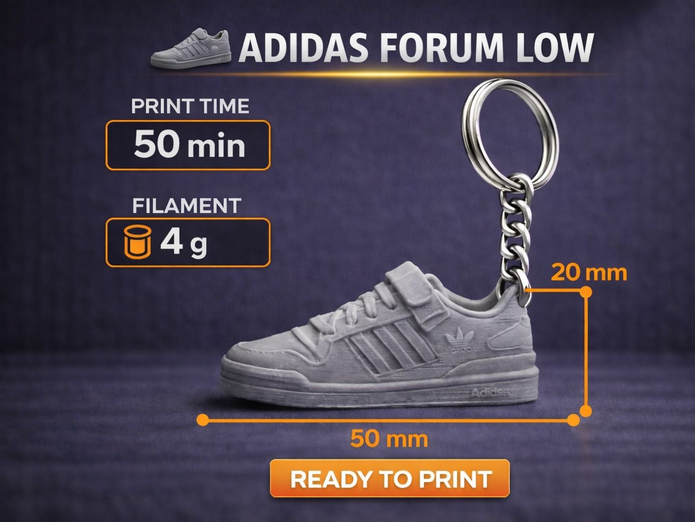 Schlüsselanhänger Adidas Forum Low