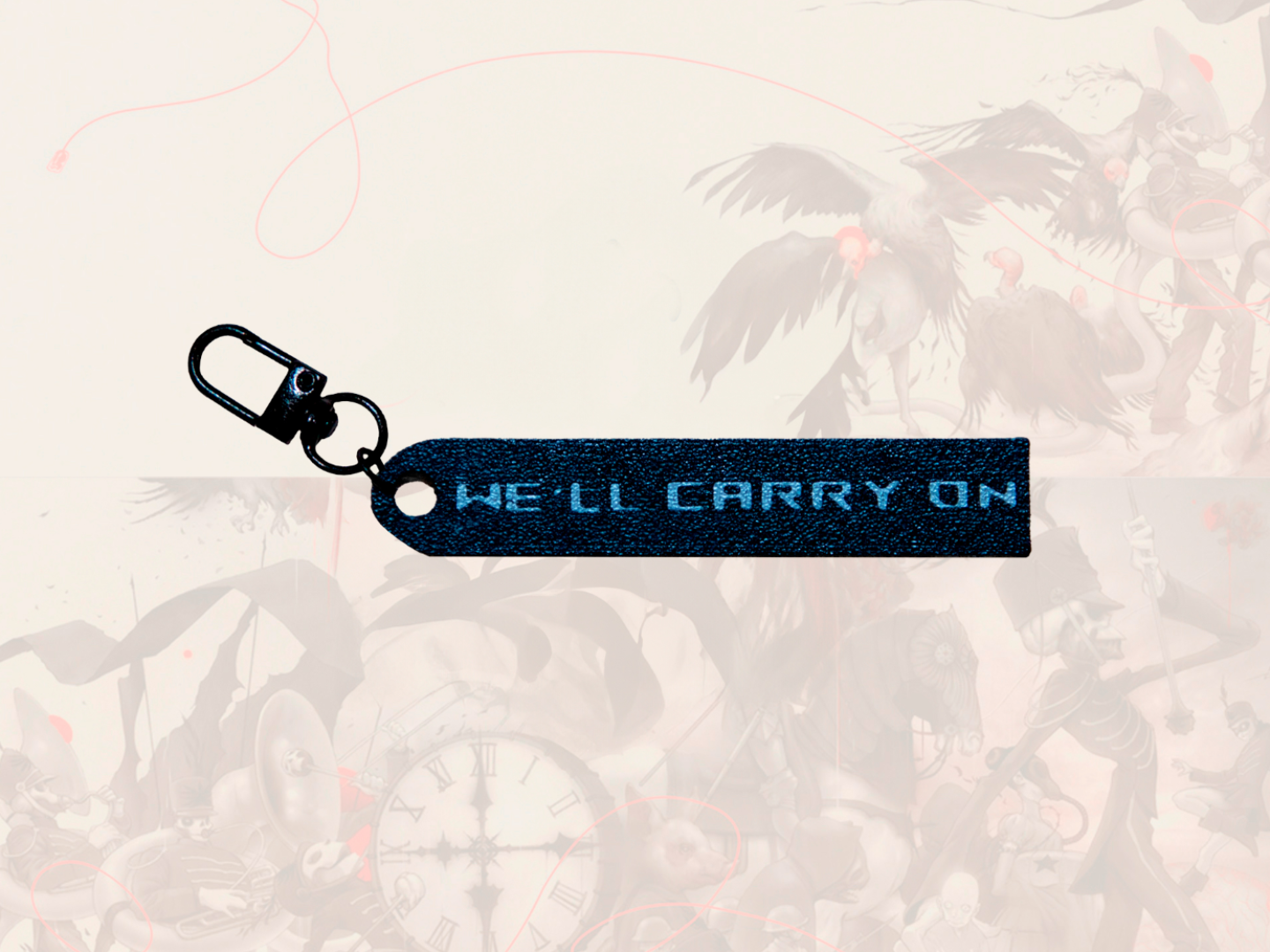 We'll Carry On My Chemical Romance keychain