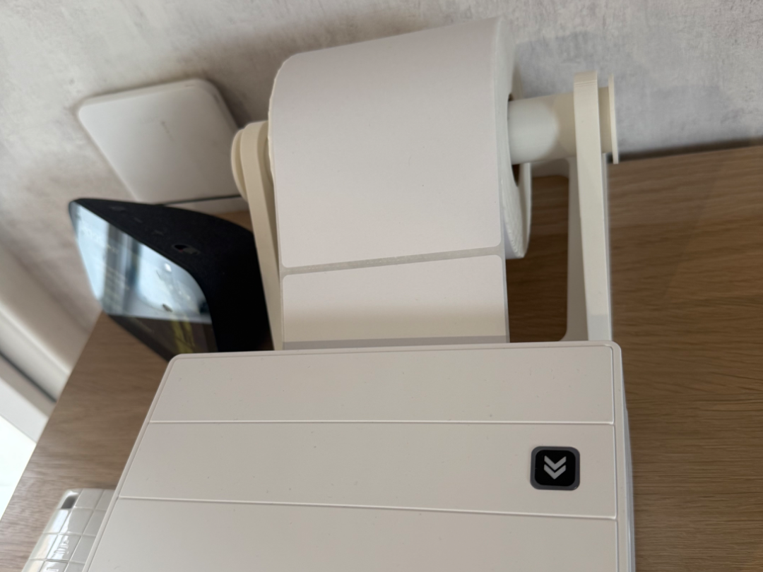 Sticker/Paper Roll Holder for Thermal Printer