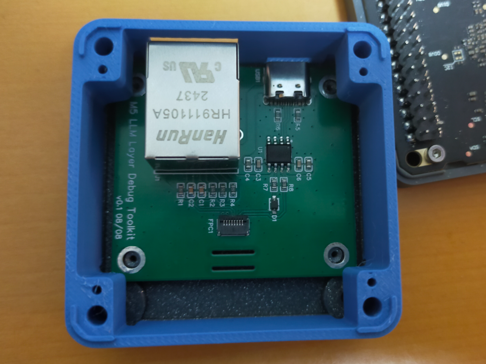 ModuleLLM Enclosure with Debug Adapter