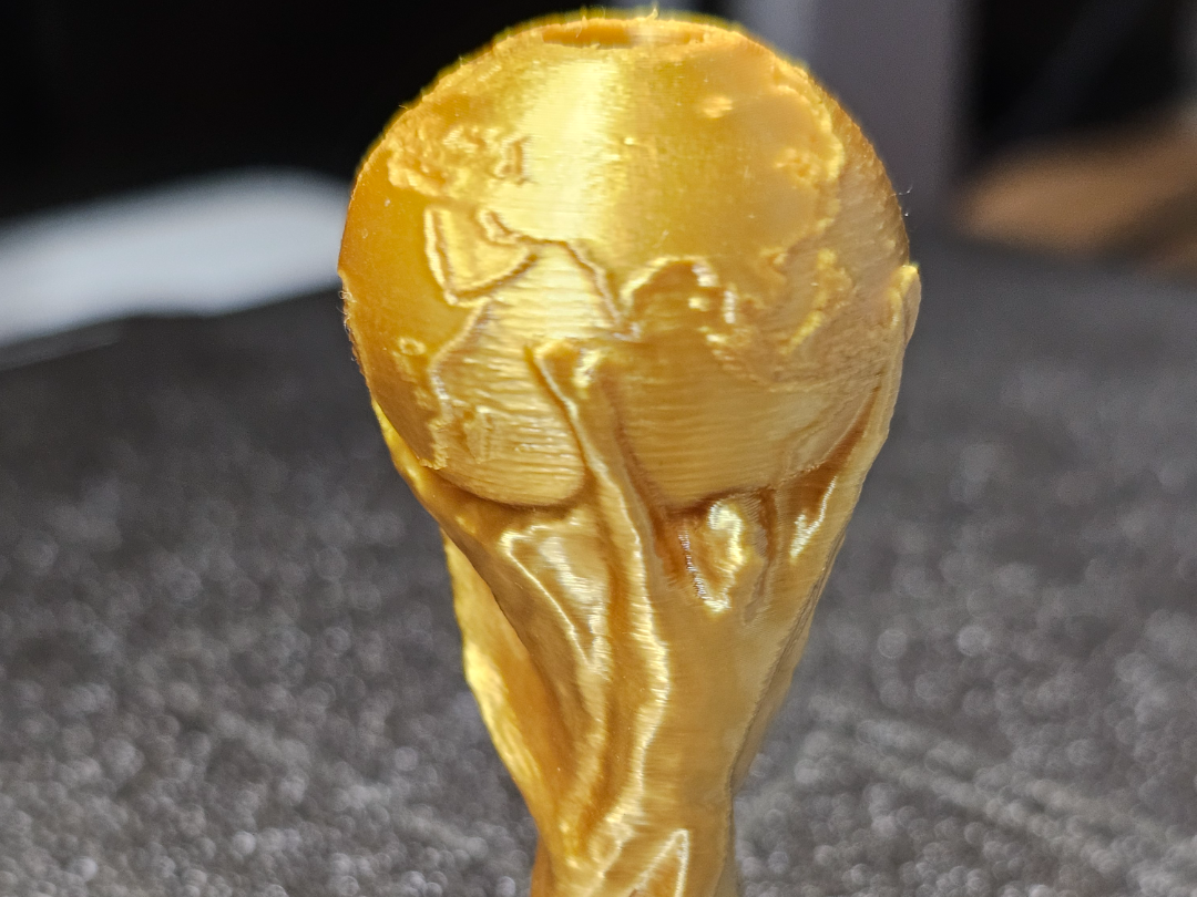 World Cup Trophy straw topper