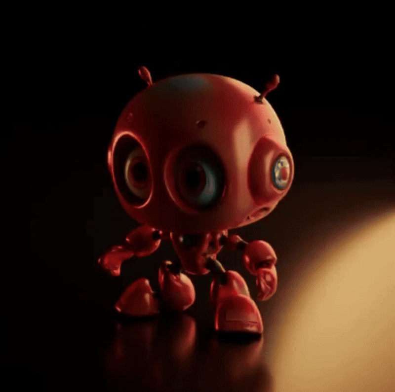 Cute Futuristic Robot