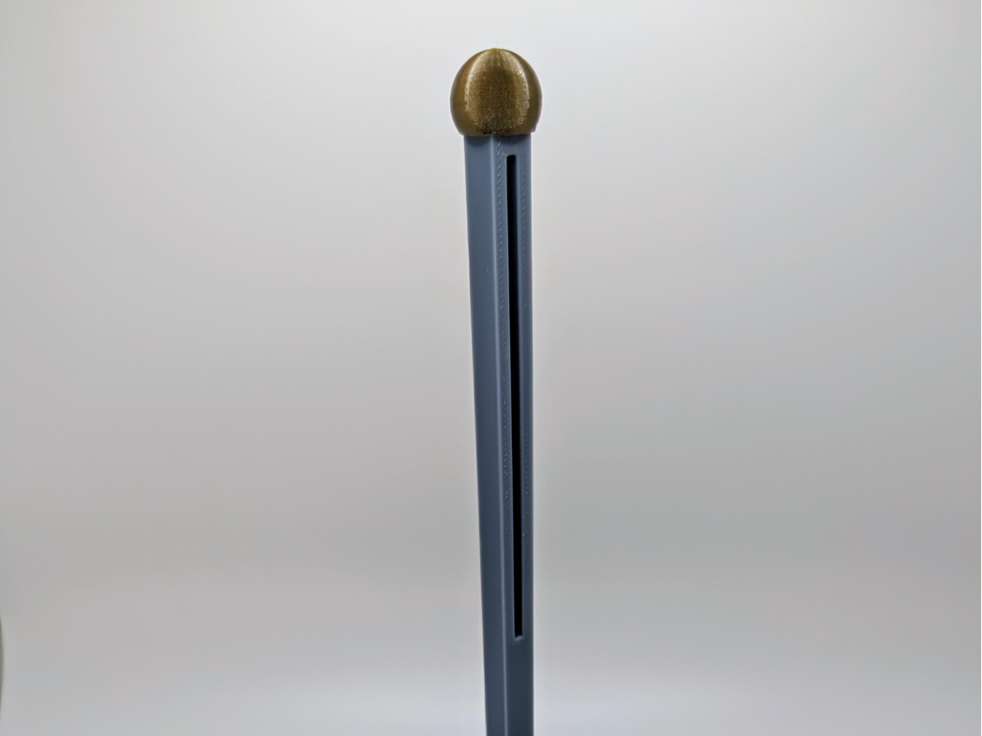 Square Flag Pole Topper - Sphere