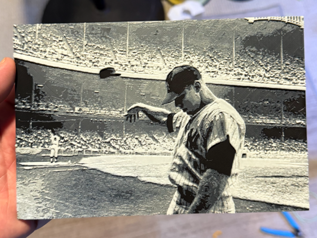 Mickey Mantle HueForge