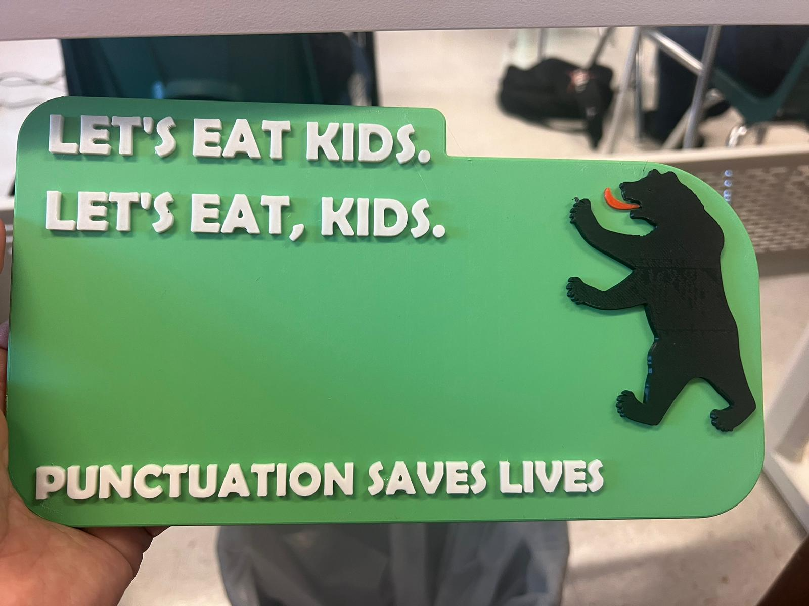 Punctuation matters