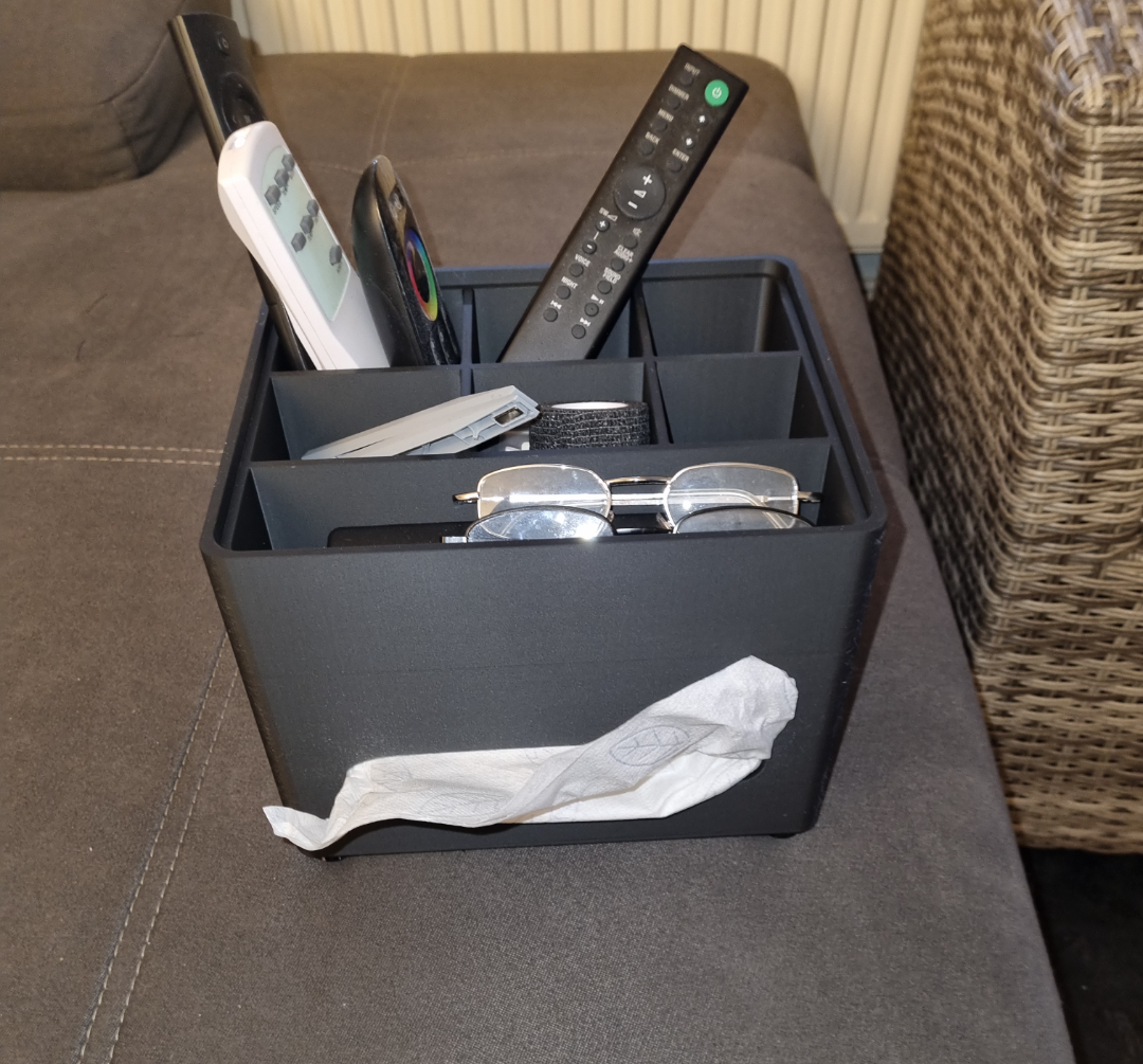 Wohnzimmer Fernbedienung Organizer+ Tücher Spender