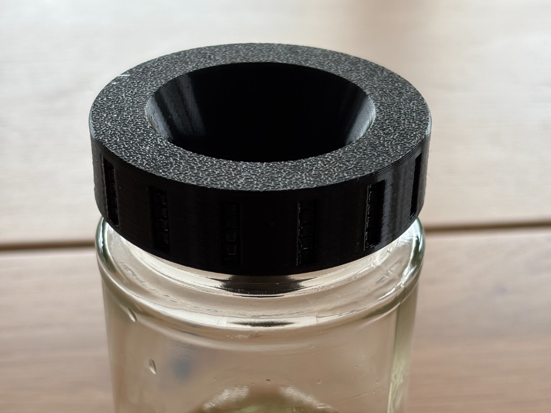 Fruit Fly Trap - Gnat Trap for Barilla Pesto Glass