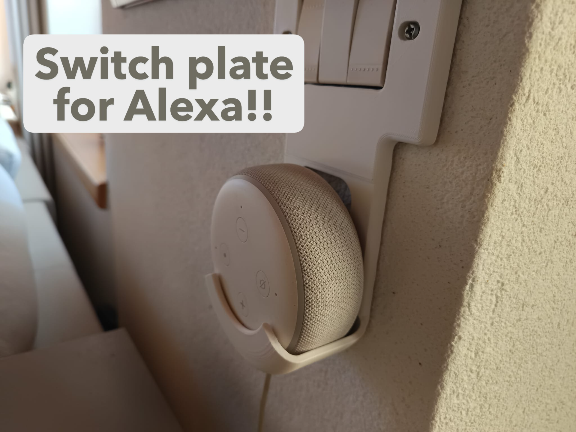 switch plate for alexa
