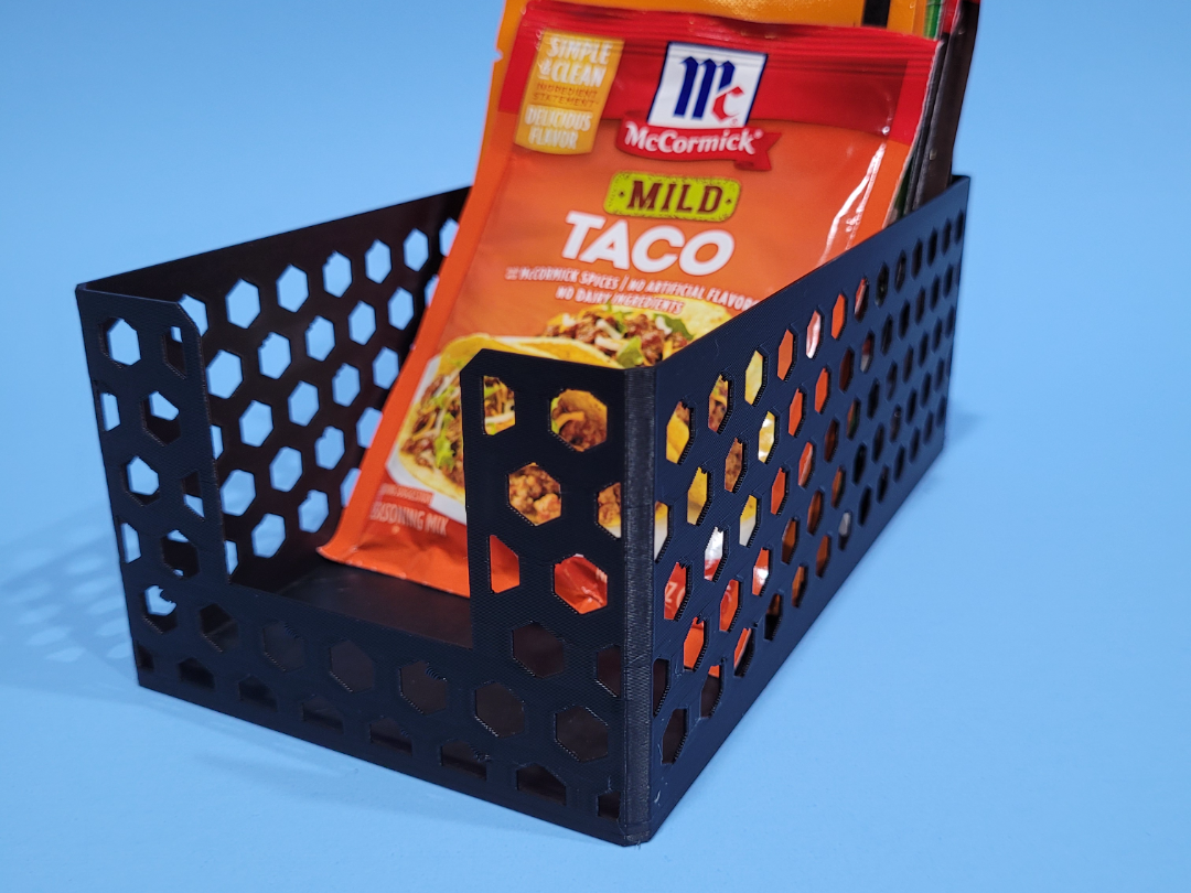 Spice Bag Organizer Hexagonal Patern