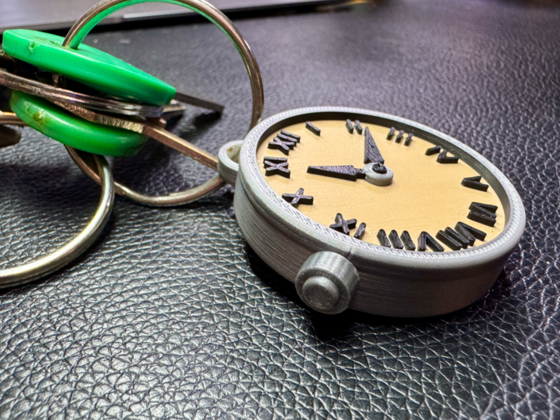 Roman Numerals Watch Keyring | Make a Wish Time