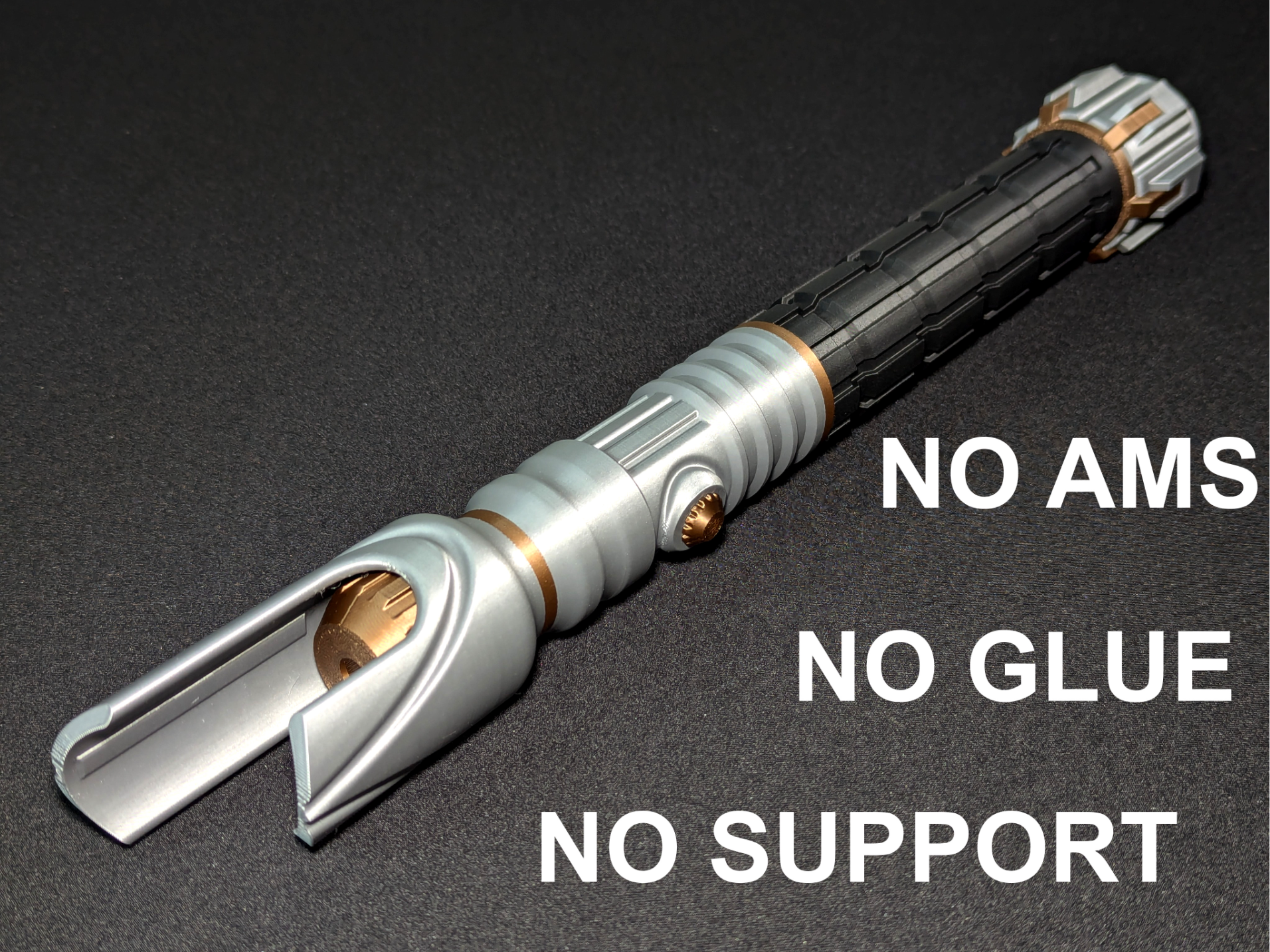 Two Handed Lightsaber Hilt