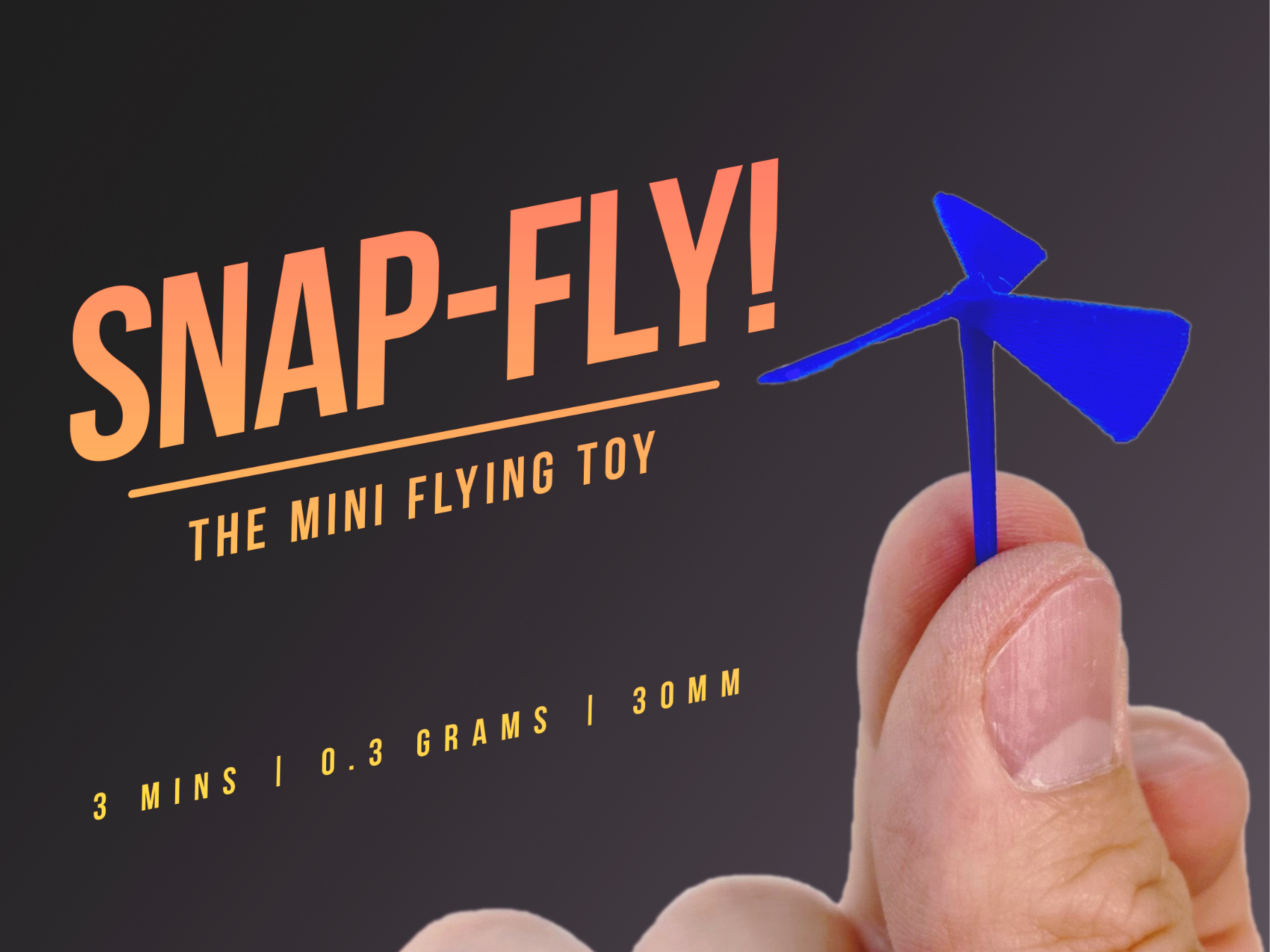 SNAP-FLY! |  The ORIGINAL Mini Flying Toy