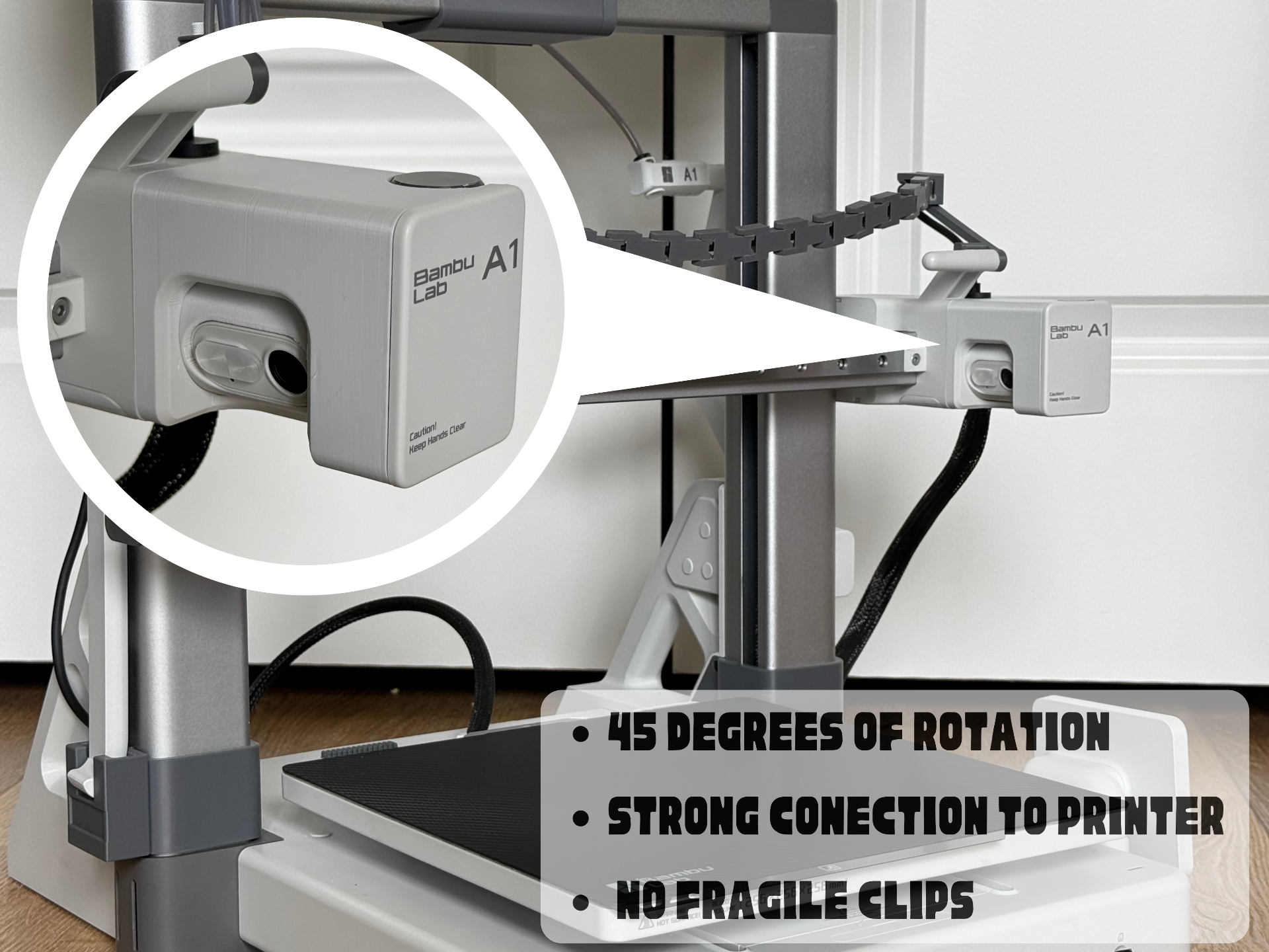 Adjustable A1 Camera Relocation Kit