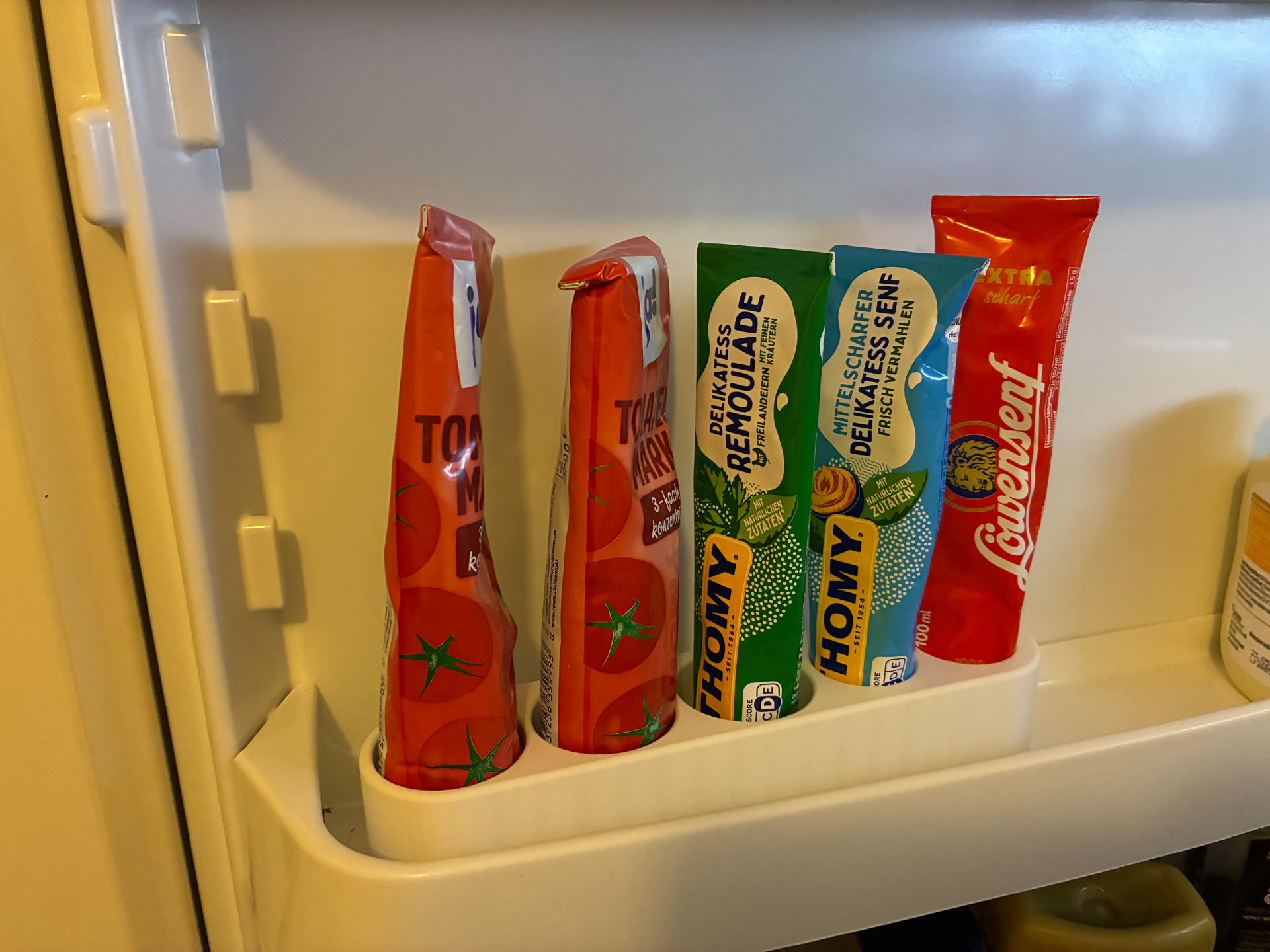 Fridge Tube Organizer (5 Slots)