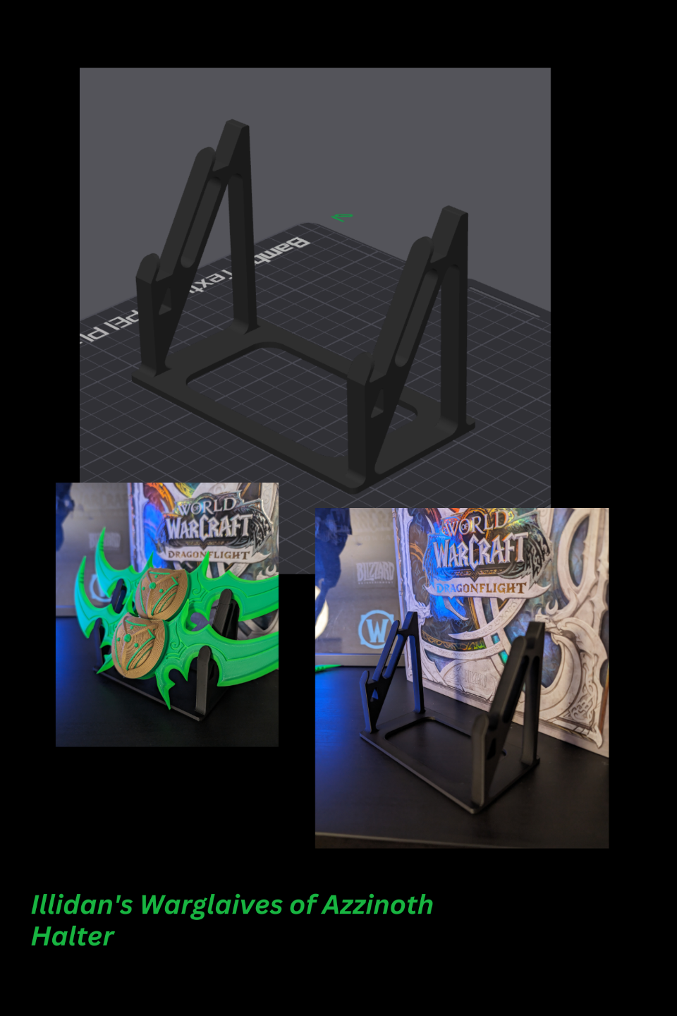Halter für Illidan's Warglaives of Azzinoth