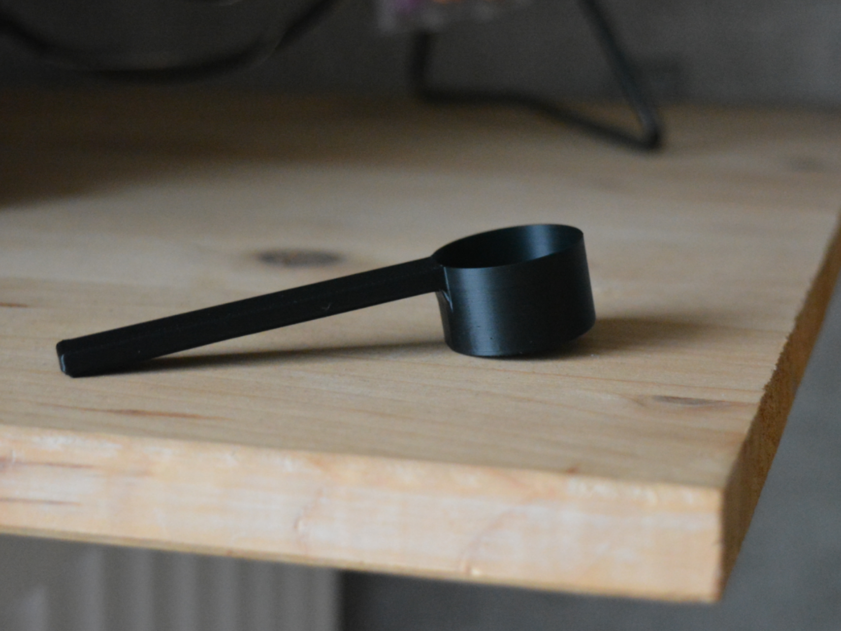 A Ø25.5 mm scoop for coffee and fitness suplement